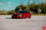 BMW M3 Sedan on Vossen Wheels (VFS4) 2017 года